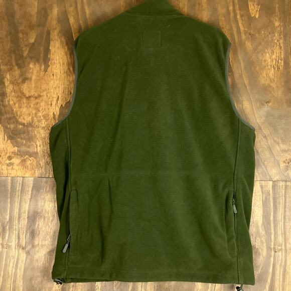Zero Foxtrot Men Vest Green Fleece Full Zip Gilet Utility Outdoors Polyester 2XL - Picture 10 of 12
